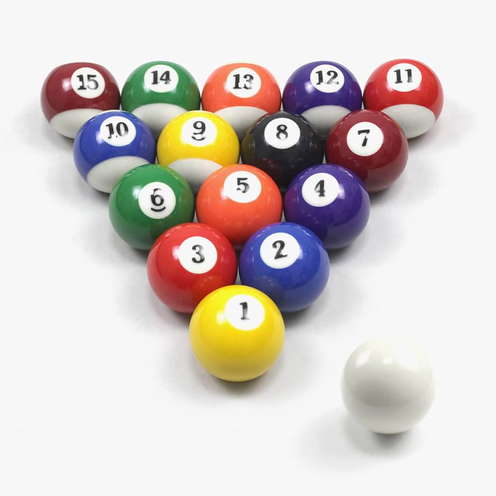 Amazon.com : Scott Edward Billiard Pool Balls - Complete Set